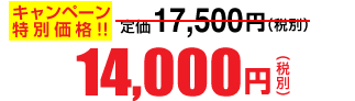 14,000円(税別)